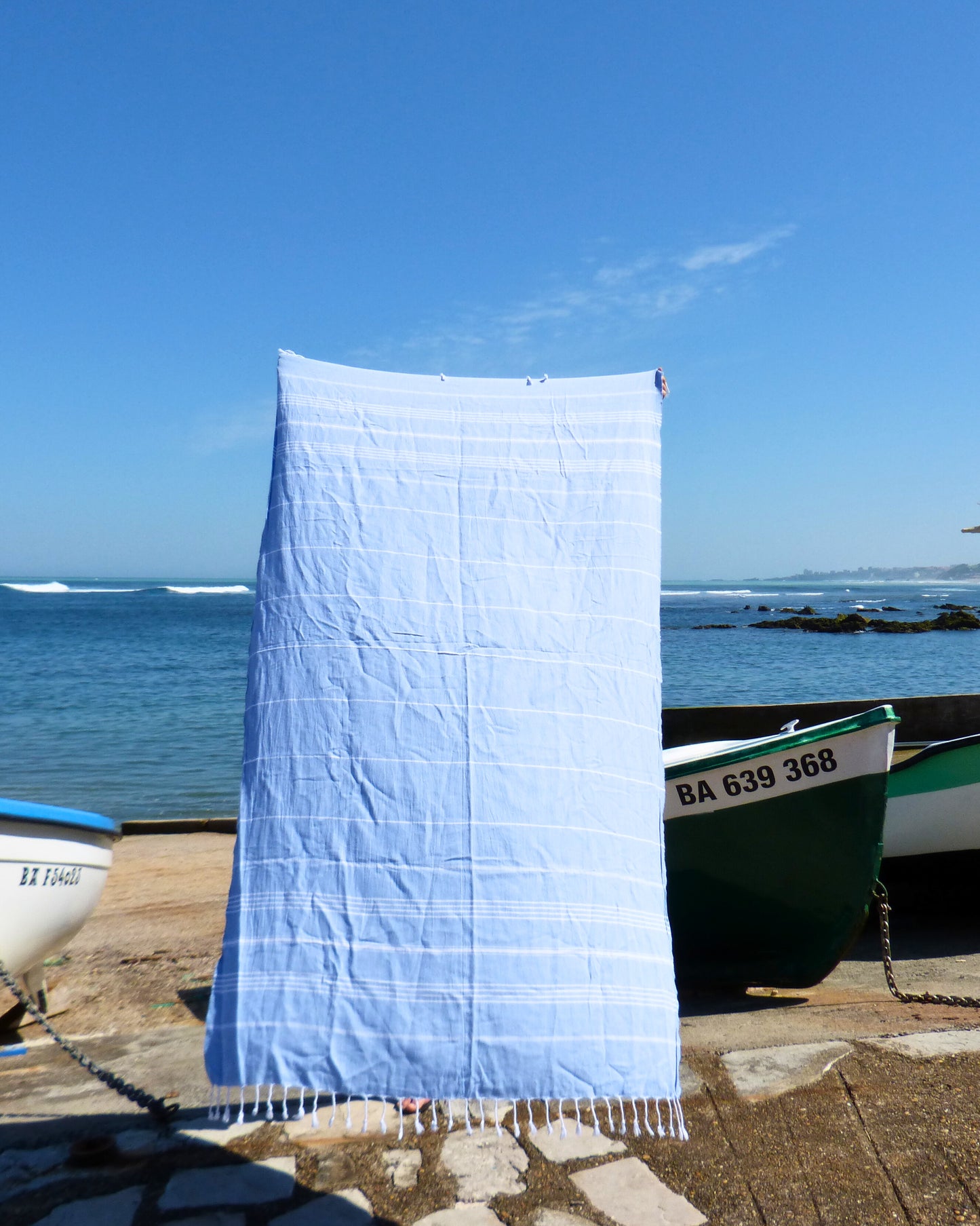 Fouta clásica azul 